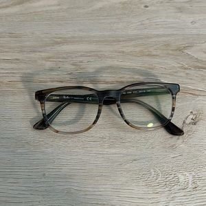 Ray-ban Unisex Glasses - Brown Stripes